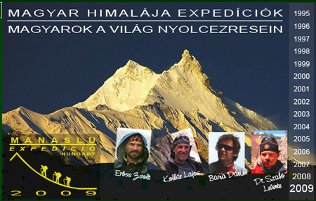 Foto expeditia Manaslu 2009 Ungaria